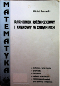 Rachunek różniczkowy i całkowy w zadaniach