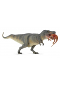 Dinozaur Tyrannosaurus Rex z ofiarą