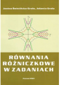 Równania różniczkowe w zadaniach