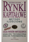Rynki kapitałowe część I Metody ilościowe