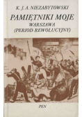 Pamiętniki moje Warszawa
