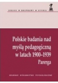 Polskie badania nad myślą pedagogiczną w latach 1900-1939. Parerga