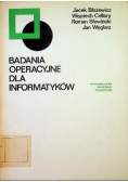 Badania operacyjne dla informatyków