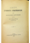 Listy Zygmunta Krasińskiego do Konstantego Gaszyńskiego 1882 r.