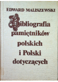 Bibliografia pamiętników polskich i Polski dotyczących Reprint 1928 r.