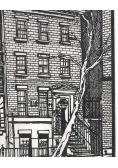 Greenwich village Writing Drawing Journal