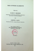 The Actinide Elements