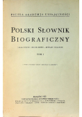 Polski słownik biograficzny Tom I reprint 1935 r.