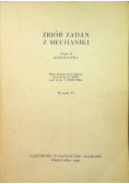 Zbiór zadań z mechaniki Część II