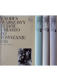 Exodus Warszawy ludzie i miasto po powstaniu 1944 4 tomy