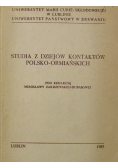Studia z dziejów kontaktów Polsko - Ormiańskich