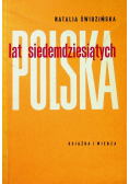 Polska lat siedemdziesiątych