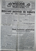 Wieczór Warszawski Nr 246 1939 r reprint