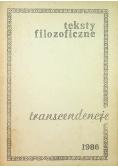 Teksty filozoficzne Transcendencje