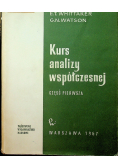 Kurs analizy współczesnej