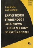 Zarys teorii stabilności lapunowa i jego metody bezpiośredniej