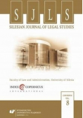Silesian Journal of Legal Studies Volume 8
