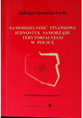 Samodzielność finansowa jednostek samorządu terytorialnego w Polsce
