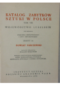 Katalog zabytków sztuki w Polsce- powiat parczewski