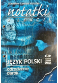 Język polski Odrodzenie Barok Notatki z lekcji