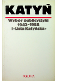Katyń Wybór publistyki 1943 1988