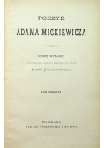 Poezye Adama Mickiewicza tom 4 1900 r.