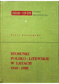 Stosunki polsko-litewskie w latach 1918-1920