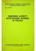 Obronne aspekty gospodarki wodnej w Polsce