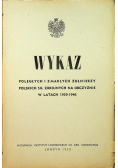 Wykaz poległych i zmarłych żołnierzy polskich sił zbrojnych na obczyźnie w latach 1939-1946