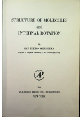 Structure of molecules and internal rotation