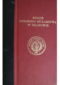 Dzieje wolnego mularstwa w Krakowie Reprint