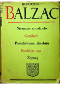 Nieznane arcydzieło Gambara Poszukiwanie absolutu Przeklęty syn Żegnaj