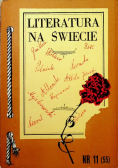 Literatura na świecie nr 11