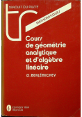 Cours de geometrie analytique rt d algbre lineaire
