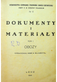 Dokumenty i materiały Tom I. Obozy 1946 r