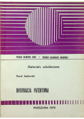 Materiały szkoleniowe Informacja patentowa