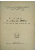 Filozofia bytu w Beniamin Major