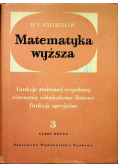 Matematyka wyższa Tom III część druga