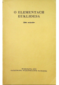 O elementach Euklidesa