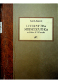Literatura mieszczańska w Polsce XVII wieku reprint 1925 r