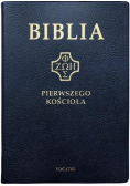 Biblia pierwszego Kościoła złocona granatowa