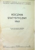 Rocznik statystyczny 1961