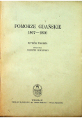 Pomorze gdańskie 1807 1850
