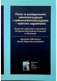 Pisma w postępowaniu administracyjnym i sądowoadministracyjnym wybrane zagadnienia