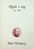Myśli i sny rok 1981