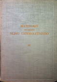 Materiały do dziejów sejmu czteroletniego Tom IV