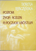 Poziom życia rodzin a poczucie ubóstwa