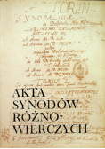 Akta synodów różnowierczych w Polsce 1560 1570 tom II