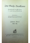 Der Grosse Brockhaus Zehnter Band 1931 r.