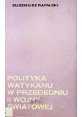Polityka Watykanu w przededniu II wojny światowej